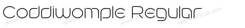 Coddiwomple Regular字体转换 Coddiwomple Regular字体转换
